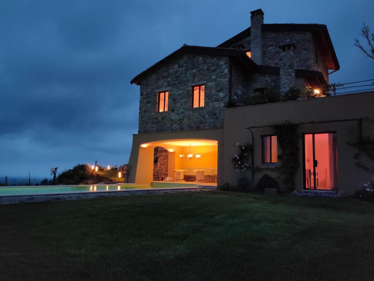 Villa Privata Con Piscina A Riparbella Castellina Marittima Exterior foto